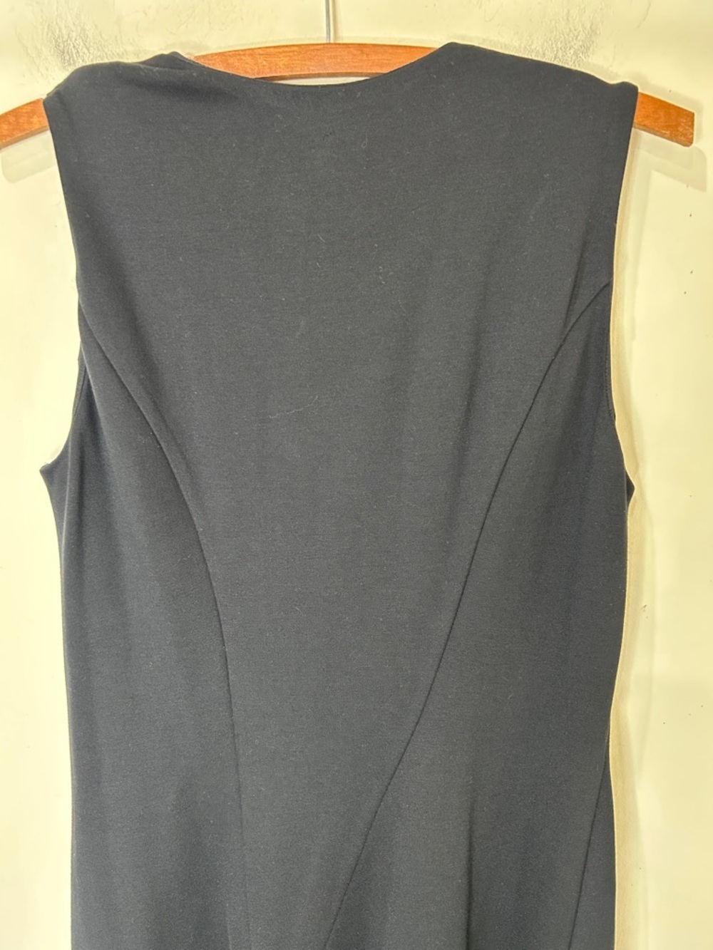CAbi 3649 Ponte Performance Sleeveless Fit & Flare Dress Black Size Medium - Picture 9 of 13